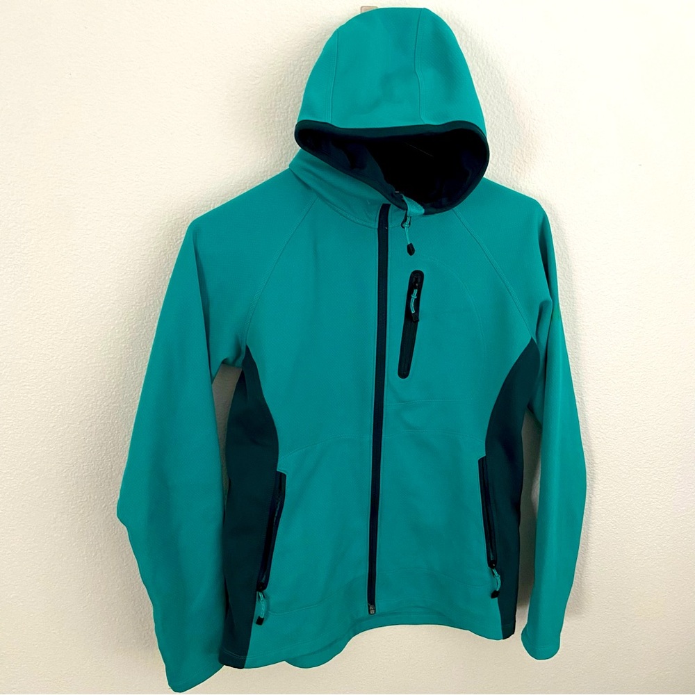 Eddie Bauer First Ascent Teal Full Zip Jacket Size Small